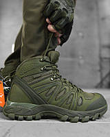 Демисезонные мужские ботинки Gepard Scorpion олива, берцы тактические военные нубук хаки зсу cg182