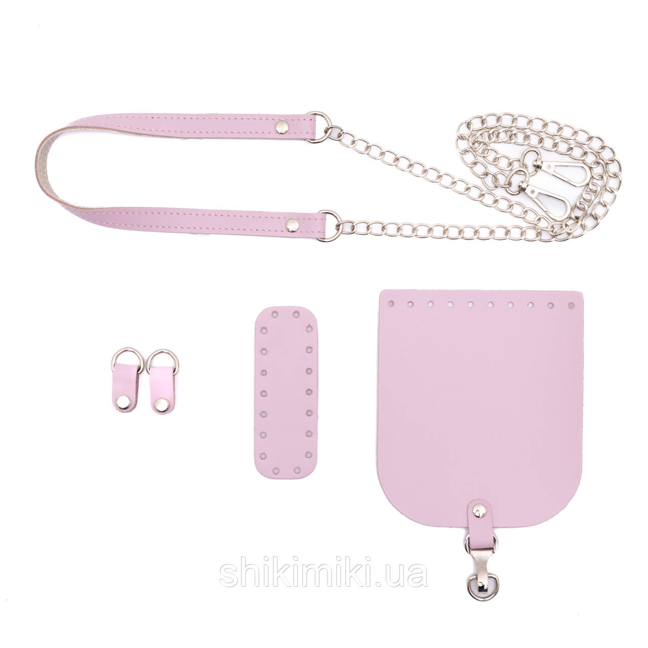 Комплект для міні-сумочки Amely зі шкіри, колір Зефірка, фото 1