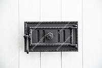 Дверцы чугунные поддувные Style 35 31x18см. Черная