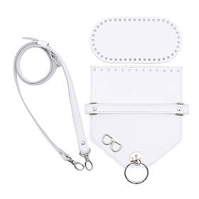 Комплект для сумки Монік зі шкіри, колір Білий