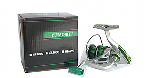 Котушка YUMOSHI GL2000 12п. GREEN метал шпуля 5.5:1(YUM-GL2000)