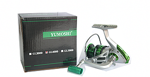 Котушка YUMOSHI GL4000 12п. GREEN метал шпуля 5.5:1(YUM-GL4000)