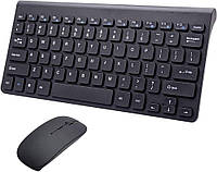 Беспроводной комплект Клавиатуры и мыши Wireless Keyboard с русской раскладкой и подключением 2.4G ЗК