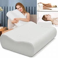 Ортопедическая подушка от головной боли с памятью Foam Retina Pillow Комфорт Мемори Фом Пиллоу TeraMarket