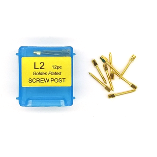 Штифти латунні, анкерні позолочені L2, 12шт, Vortex