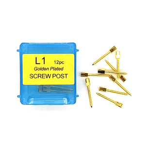 Штифти латунні, анкерні позолочені L1, 12шт, Vortex