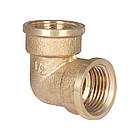 Кутник 90° SANDIPLUS латунь вн-вн 1/2" SD41815, фото 3