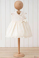 Платье в рельефный принт для маленькой девочки (68 см.) MYMIO baby