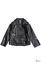 Куртка-косуха черного цвета для девочки (104 см.) No name