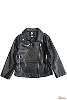 Куртка-косуха черного цвета для девочки (104 см.) No name