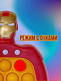 Ігрова міні консоль Pop It Iron Man, Електронна іграшка Залізна людина, фото 5