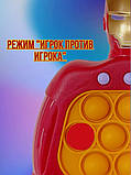 Ігрова міні консоль Pop It Iron Man, Електронна іграшка Залізна людина, фото 7