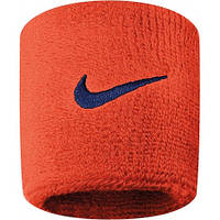 Напульсник Nike SWOOSH WRISTBANDS 2 PK оранжевый Уни OSFM топ