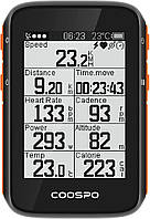 Велосипедный компьютер COOSPO BC200 - Беспроводной GPS, велосипедный спидометр, Bluetooth, водонепроницаемость