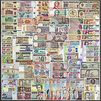 Набор банкнот мира 100 штук UNC