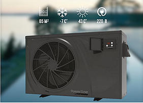Інверторний тепловий насос для басейну Hayward Powerline 18, 220 В, 18 кВт, об'єм басейну до 85 м3, R32