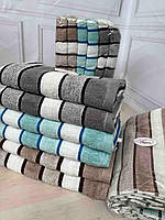 Набор полотенец упаковка 6 шт Махровое полотенце баня 70x140 см