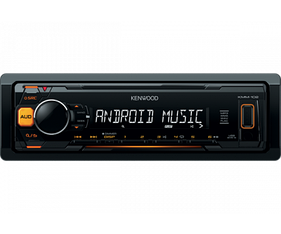 Автомагнітола Kenwood KMM-102AY Orange