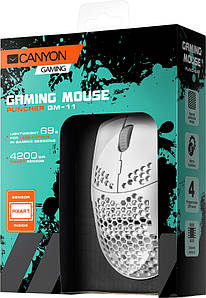 Мишка Canyon Puncher CND-SGM11 White USB