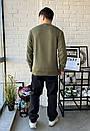 Світшот кольору хакі Staff khaki basic, фото 3