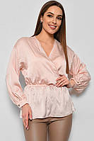 Блуза женская розового цвета 173788T Бесплатная доставка