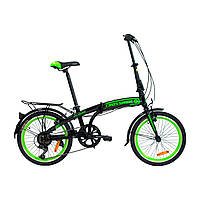 Велосипед складаний CROSSRIDE 20 FLD ST "CITY FOLDING" Зелений Velo