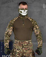 Тактическая боевая рубашка пиксель, армейский убакс пиксель, военная рубашка пиксель под бронижилет