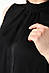 Блуза жіноча без рукавів чорного кольору 173774M, фото 4