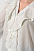 Блуза жіноча  білого кольору 173817M, фото 4