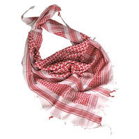 Шарф арафатка (Шемаг) SHEMAGH SCARF WHITE/RED Белый/Красный