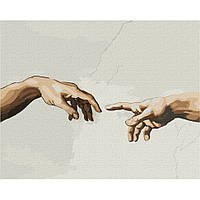 Картина по номерам "Создание Адама ©Микеланджело" KHO4821 40х50 см от 33Cows