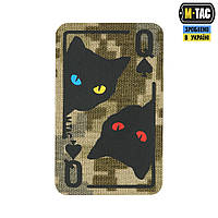 M-Tac нашивка Queen of spades MM14/Black