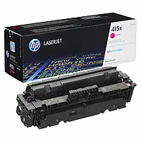 Тонер-картридж HP 415X для систем CLJ Pro M414/454/479 ресурс 6000 стр Пурпурный (W2033X)