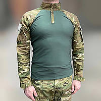 Армейская Кофта Убакс, мультикам Олива, размер L, тактическая рубашка Убакс мультикам