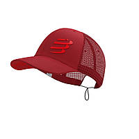 Солнцезащитная кепка для тренировок Compressport Racing Trucker Cap, Samba Red