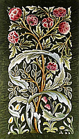 Алмазная мозаика (вышивка) Дерево любви, 40х70см, полная выкладка, квадратные камни, на подрамнике