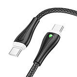 Дата кабель Borofone BX100 Advantage 60W Type-C to Type-C (1m), фото 3