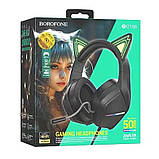 Накладні навушники BOROFONE BO106 Cute cat (USB+3.5mm/2m), фото 6