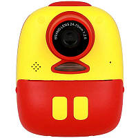 Дитяча фотокамера D10 з миттєвим друком Yellow