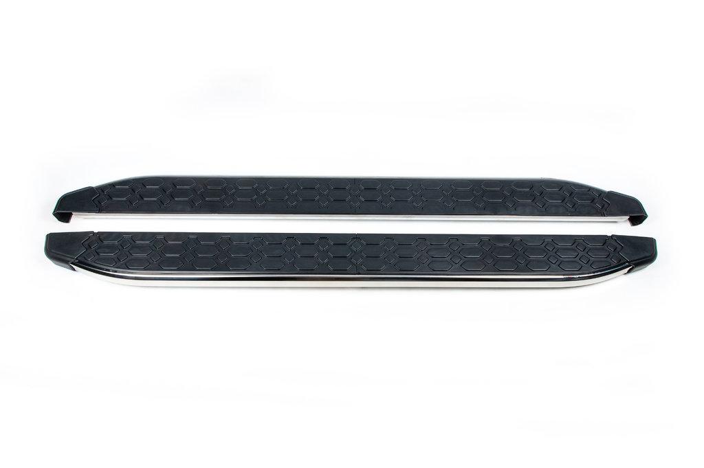 Бокові пороги BlackLine (2 шт., Алюміній) для Toyota Yaris/Yaris Cross 2020-2024 рр