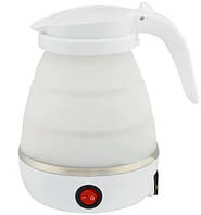 Электрочайник складной силиконовый дорожный Silicon Kettle 7107, белый AG, код: 5538312