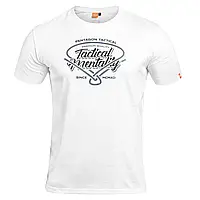 Футболка T-Shirt Pentagon Ageron "Tactical Mentality" - White