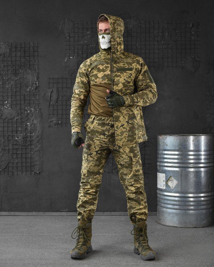 Форма військова піксель комплект 3в1 весна літо, Тактичний демісезонний одяг для ЗСУ армійський костюм