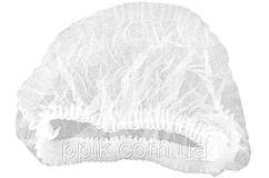 Шапочки одноразові білі, 100 шт.