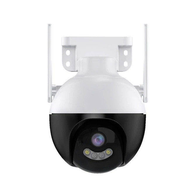 Вулична IP-камера 360 6 МП відеокамера поворотна CAMERA Ap ICSEE 6 mp + Блок живлення