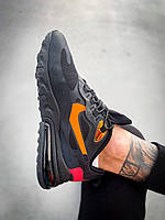 Nike Air Max 270 React Black Orange хорошее качество кроссовки и кеды хорошее качество Размер 44