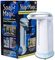 Дозатор для жидкого мыла сенсорный для ванной комнаты универсальный Soap Magic RSA_273