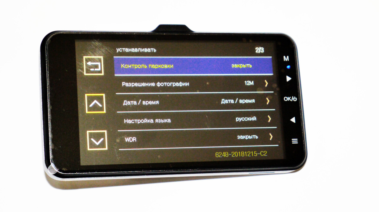 Видеорегистратор автомобильный универсальный в машину DVR GT500 Full HD 4" сенсорный экран с камерой з - фото 9 - id-p2140646869