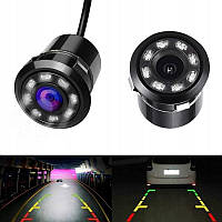 Камера заднего вида автомобильная парковочная в машину с подсветкой в бампер 1858 RSA_390