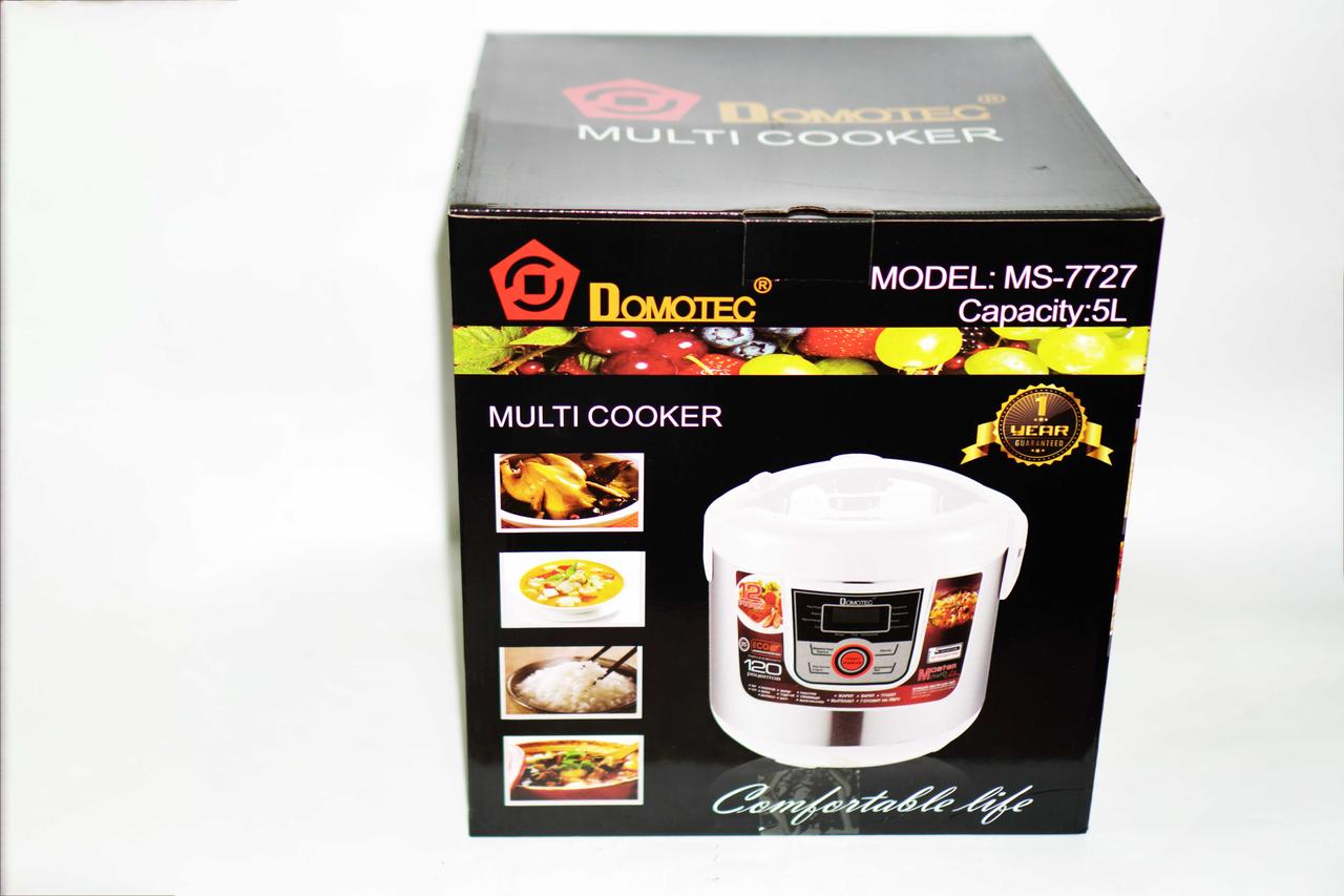 Мультиварка электрическая кухонная универсальная Domotec MS-7727 12 программ 5L 1500W RSA_975 - фото 10 - id-p2140646924